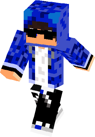 Blue Charizard With Glasses Skin Minecraft Skins