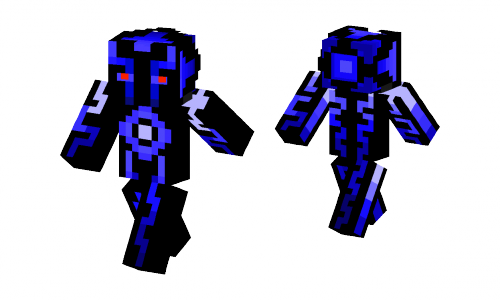 Blue Robot Skin