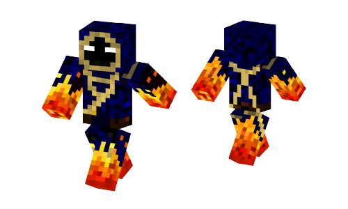 Fire Mage Hd Skin Minecraft Skins