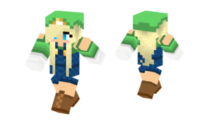 Fixed Luigi Girl Skin