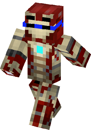Iron Man With Glasses Skin Minecraft Skins