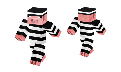 Prisoner Pig Skin Minecraft Skins