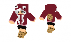 Red Cookie Girl Updated Skin